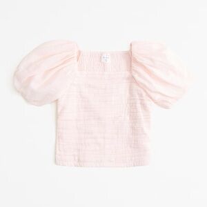 Abercrombie Kids Girls Emerson Puff Sleeve Top